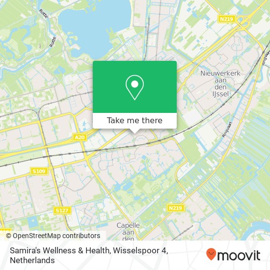 Samira's Wellness & Health, Wisselspoor 4 Karte