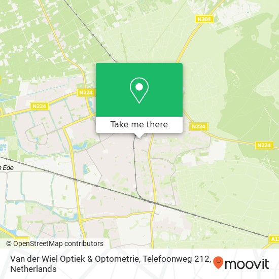 Van der Wiel Optiek & Optometrie, Telefoonweg 212 Karte