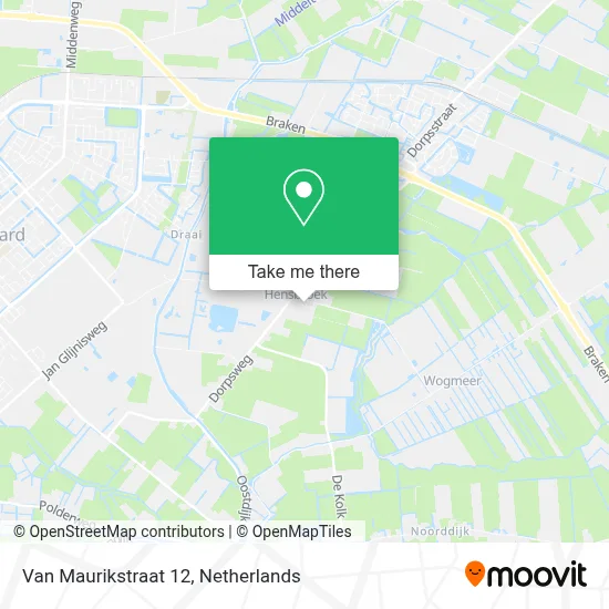 Van Maurikstraat 12 map