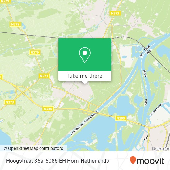 Hoogstraat 36a, 6085 EH Horn map