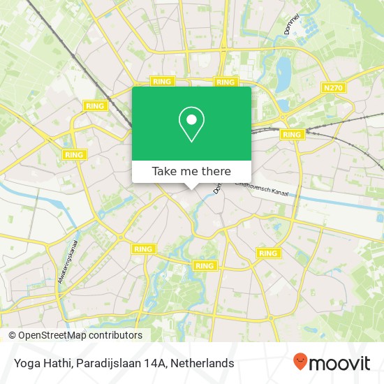 Yoga Hathi, Paradijslaan 14A map