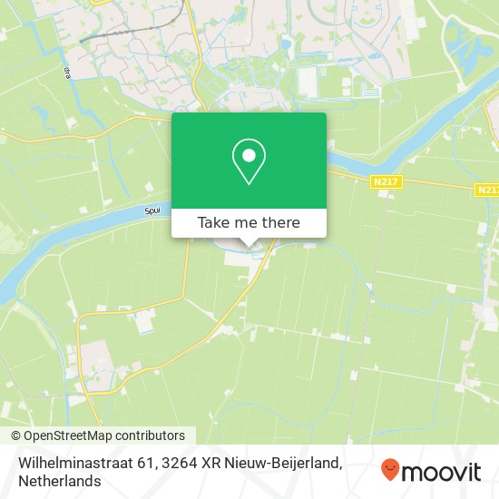 Wilhelminastraat 61, 3264 XR Nieuw-Beijerland map