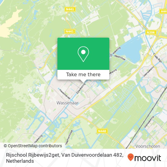 Rijschool Rijbewijs2get, Van Duivenvoordelaan 482 map