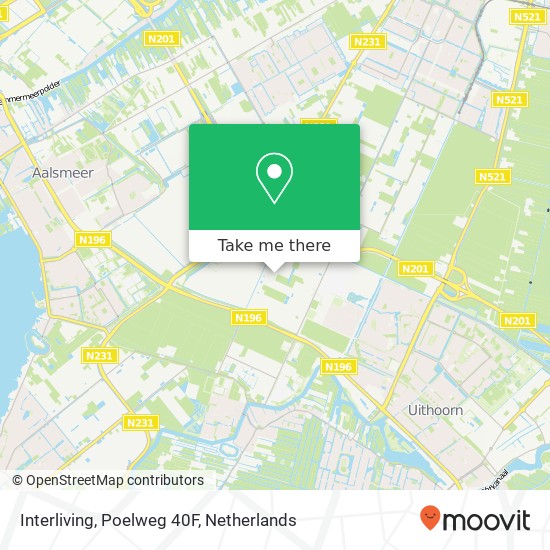 Interliving, Poelweg 40F map