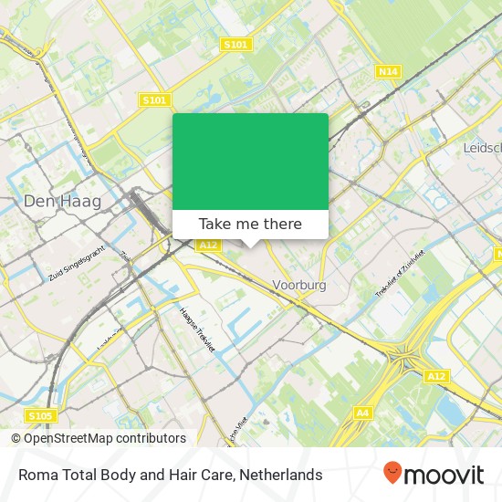 Roma Total Body and Hair Care map