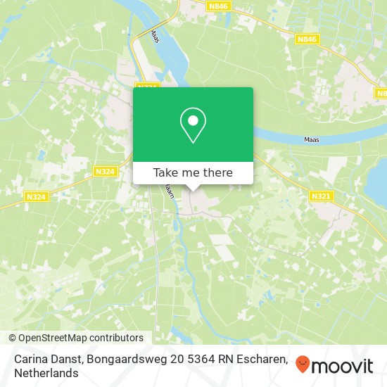 Carina Danst, Bongaardsweg 20 5364 RN Escharen map