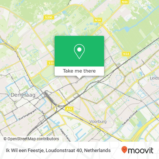 Ik Wil een Feestje, Loudonstraat 40 map