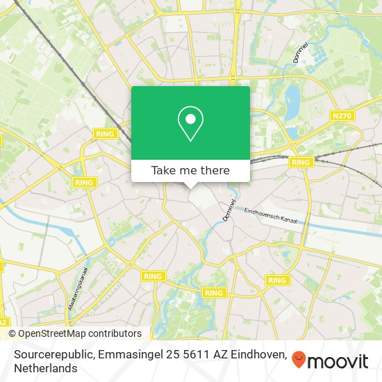 Sourcerepublic, Emmasingel 25 5611 AZ Eindhoven map
