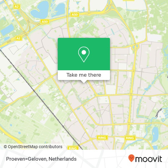 Proeven=Geloven, Bloklaan map