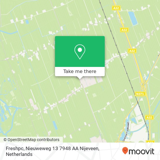 Freshpc, Nieuweweg 13 7948 AA Nijeveen map