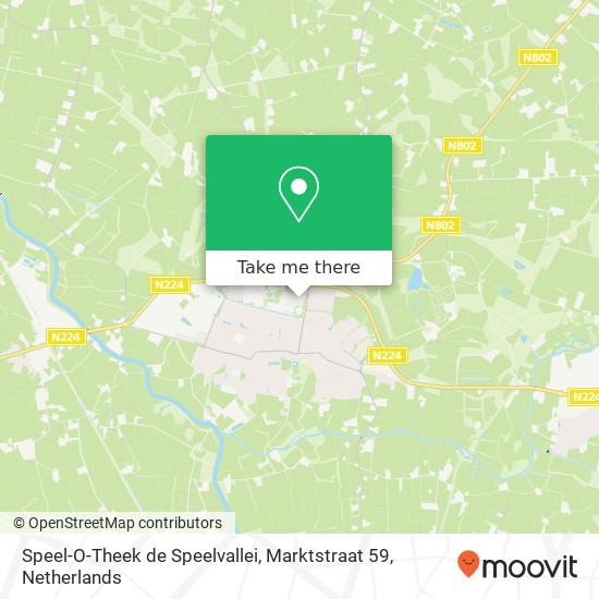 Speel-O-Theek de Speelvallei, Marktstraat 59 map