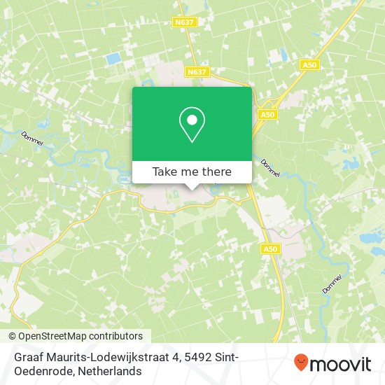 Graaf Maurits-Lodewijkstraat 4, 5492 Sint-Oedenrode Karte