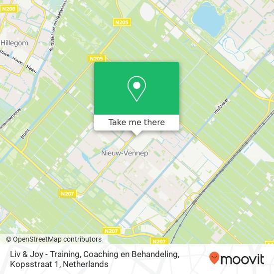 Liv & Joy - Training, Coaching en Behandeling, Kopsstraat 1 Karte