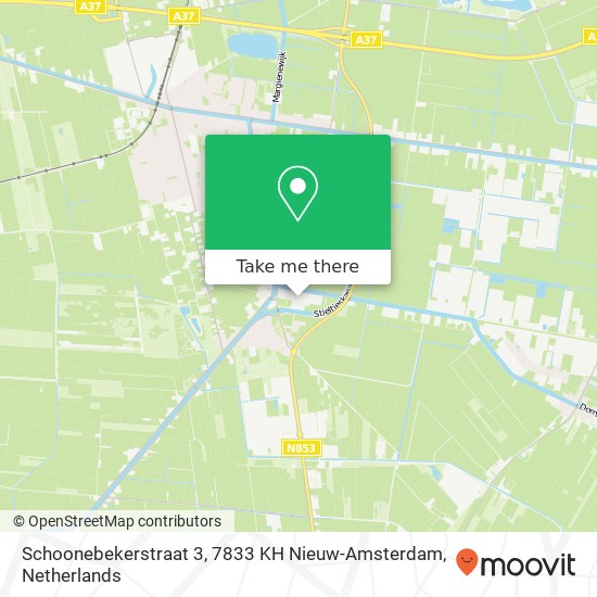 Schoonebekerstraat 3, 7833 KH Nieuw-Amsterdam map