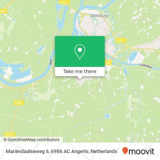 Mariëndaalseweg 6, 6986 AC Angerlo map