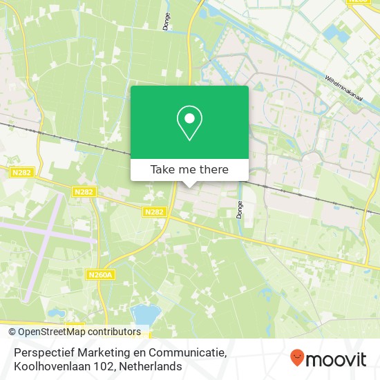 Perspectief Marketing en Communicatie, Koolhovenlaan 102 Karte