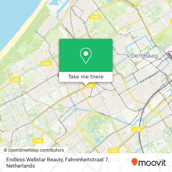 Endless Wellstar Beauty, Fahrenheitstraat 7 map