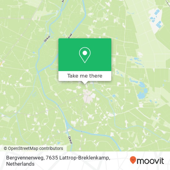 Bergvennenweg, 7635 Lattrop-Breklenkamp Karte