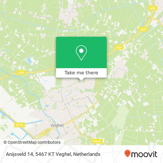 Anijsveld 14, 5467 KT Veghel map