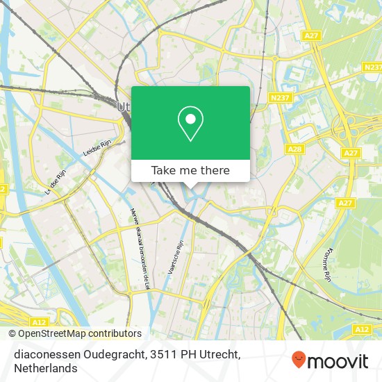 diaconessen Oudegracht, 3511 PH Utrecht map