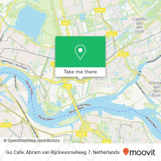 Go Cafe, Abram van Rijckevorselweg 7 map