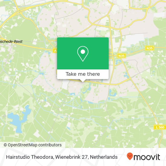 Hairstudio Theodora, Wienebrink 27 map