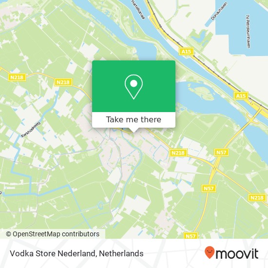 Vodka Store Nederland map