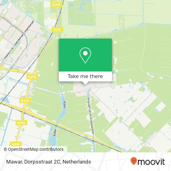 Mawar, Dorpsstraat 2C map
