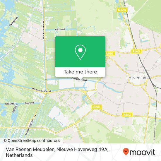 Van Reenen Meubelen, Nieuwe Havenweg 49A map