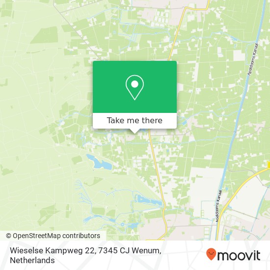 Wieselse Kampweg 22, 7345 CJ Wenum map