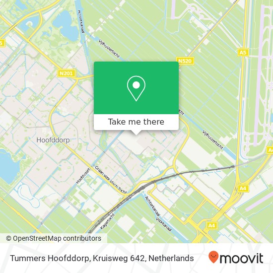 Tummers Hoofddorp, Kruisweg 642 map