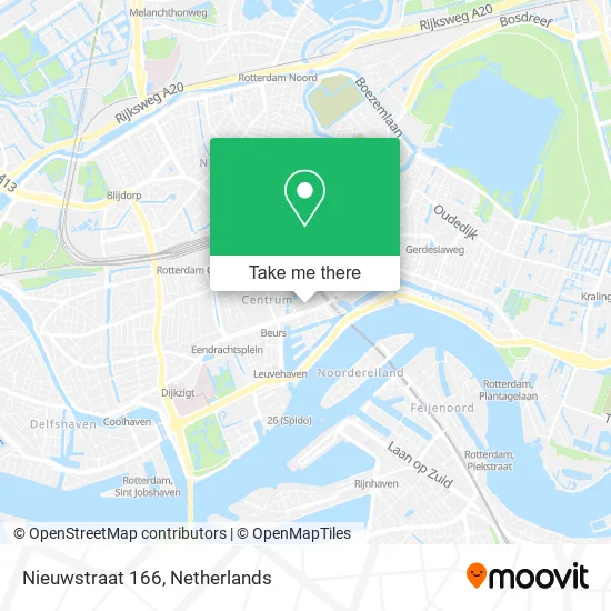 Nieuwstraat 166 map