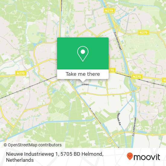 Nieuwe Industrieweg 1, 5705 BD Helmond map