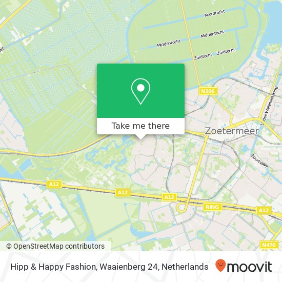 Hipp & Happy Fashion, Waaienberg 24 map