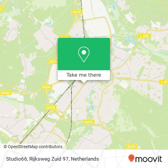 Studio66, Rijksweg Zuid 97 map