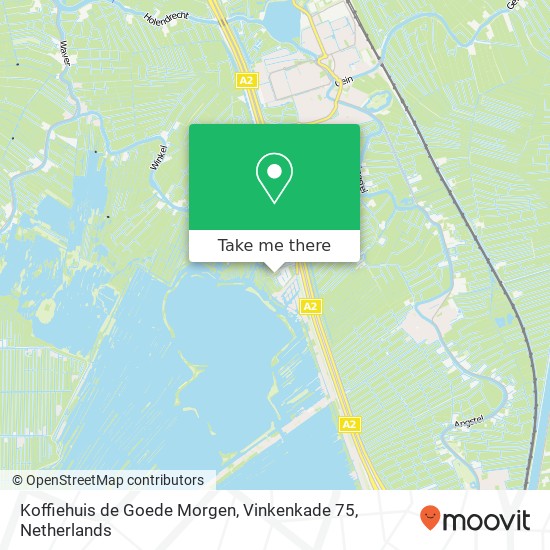 Koffiehuis de Goede Morgen, Vinkenkade 75 map