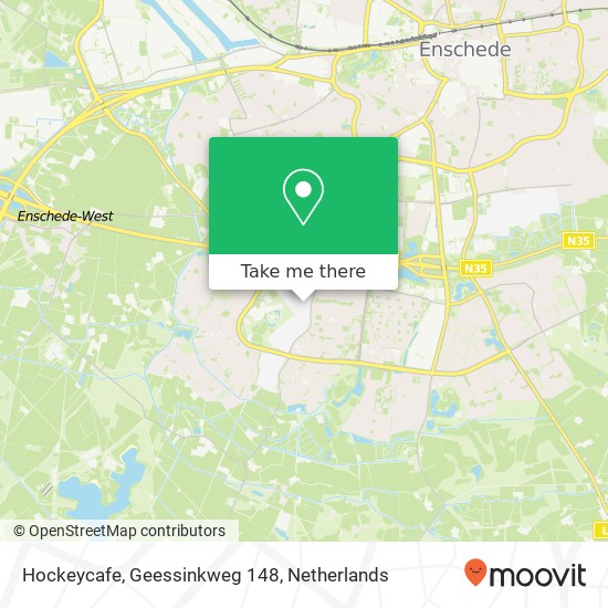 Hockeycafe, Geessinkweg 148 map