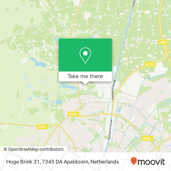 Hoge Brink 31, 7345 DA Apeldoorn map