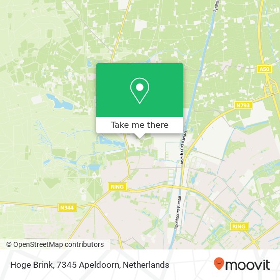 Hoge Brink, 7345 Apeldoorn map