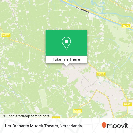 Het Brabants Muziek-Theater Karte