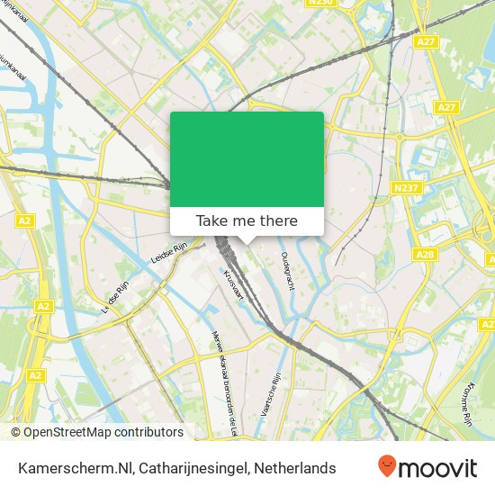 Kamerscherm.Nl, Catharijnesingel Karte