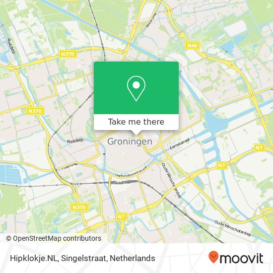 Hipklokje.NL, Singelstraat map