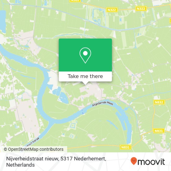 Nijverheidstraat nieuw, 5317 Nederhemert map