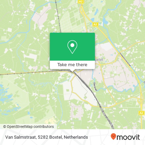 Van Salmstraat, 5282 Boxtel map