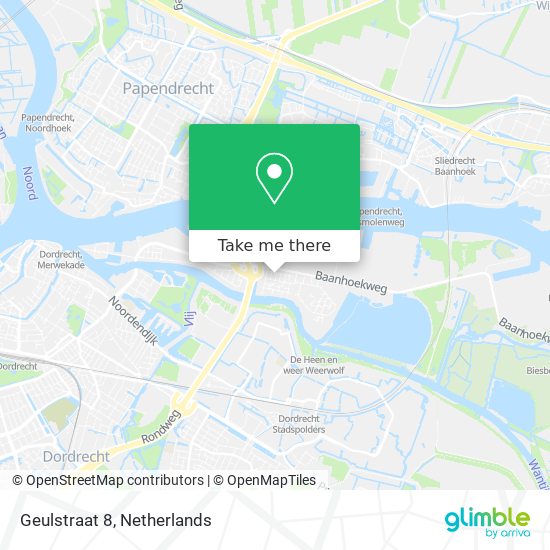 Geulstraat 8 Karte