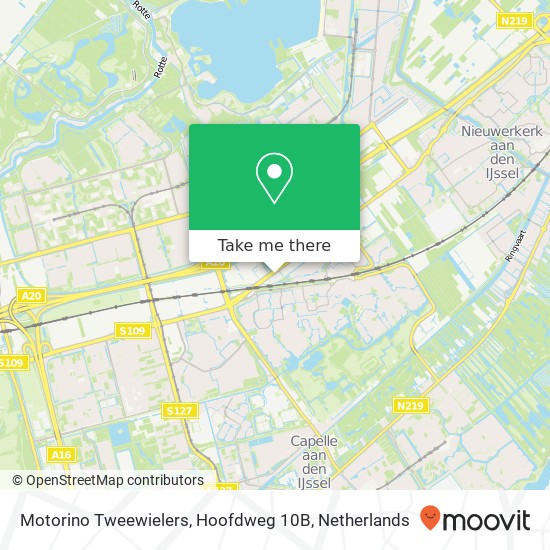 Motorino Tweewielers, Hoofdweg 10B map