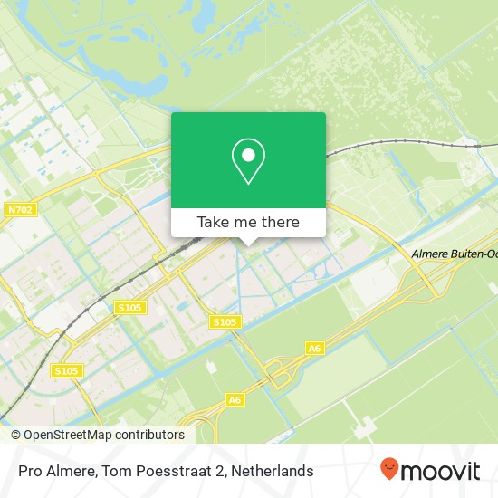 Pro Almere, Tom Poesstraat 2 map