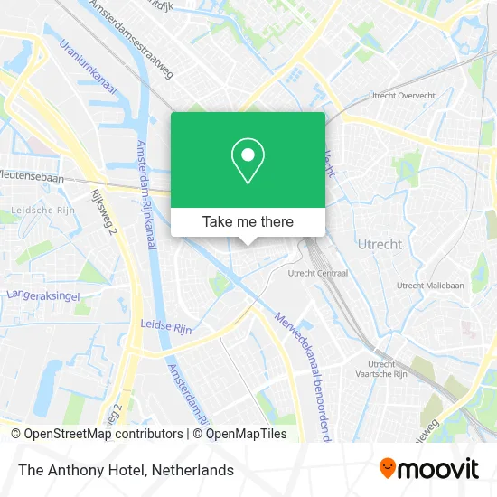 The Anthony Hotel map