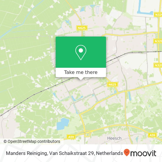 Manders Reiniging, Van Schaikstraat 29 Karte