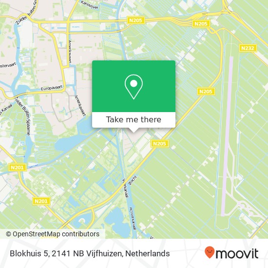 Blokhuis 5, 2141 NB Vijfhuizen map